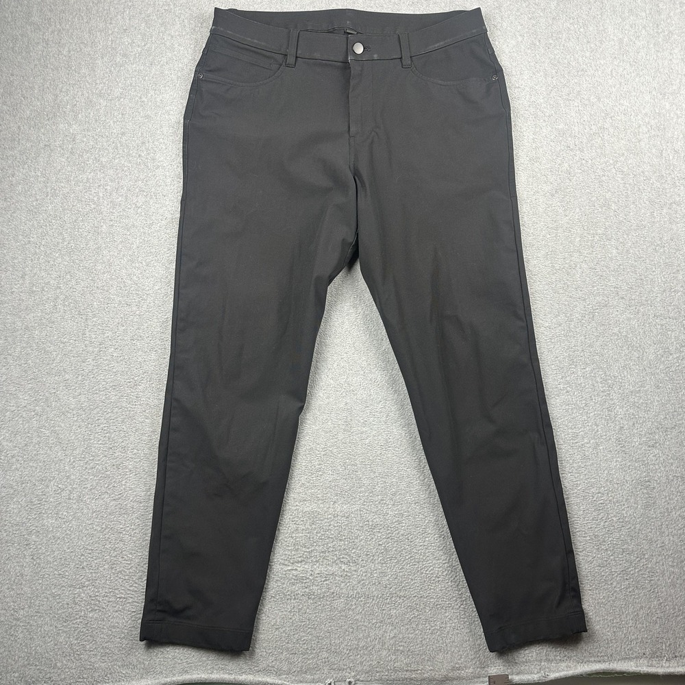 Lululemon Pants Mens 32 Black ABC 5 Pocket Slim Fit Stretch Casual Chino Travel
